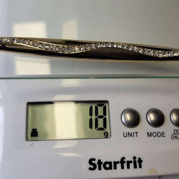 5" Gold and Crystal Chandelier Earrings Hook Chandelier Earrings Statement Hooks - Picture 8 of 8